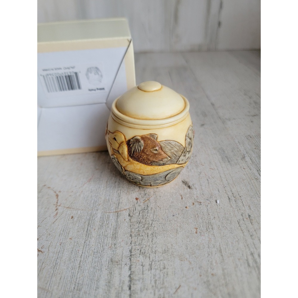 Jardinia sitting pretty dog miniature vase collectible home decor figure puppy